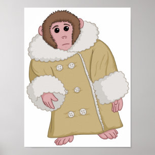 Darwin the Ikea Monkey Poster