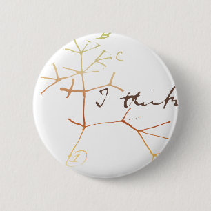 Darwin tree of life: I think 2 Inch Round Button