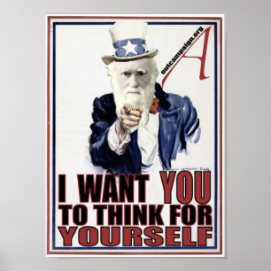 Darwin Wants You Poster
