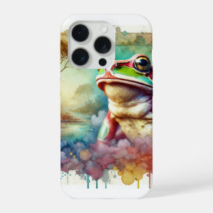 Darwins Frog 040924AREF131 - Watercolor iPhone 15 Pro Case