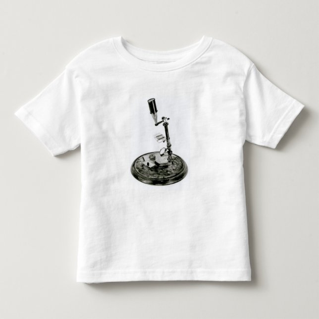 Darwin's microscope toddler t-shirt (Front)