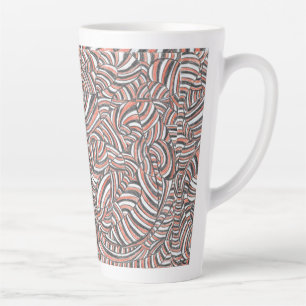 Darya Abstract Hand-Drawn Art Mug