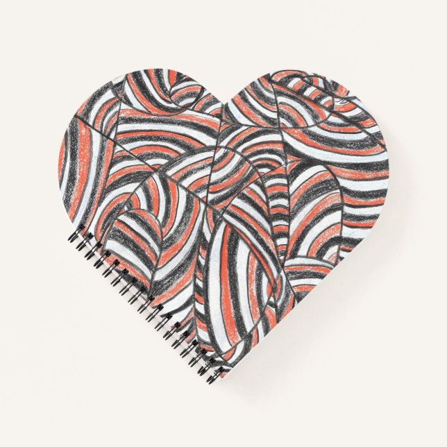 Darya | Abstract Hand-Drawn Art  Notebook (Front)