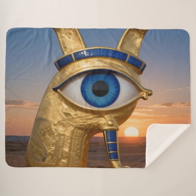 Das Ägyptische Auge´3 Sherpa Blanket (Front (Horizontal))