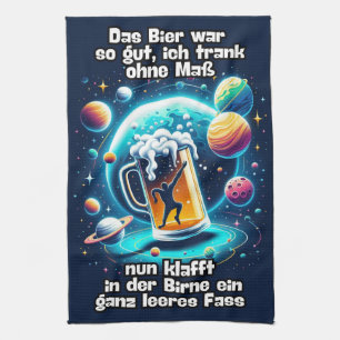 Das Bier im Kopf Kitchen Towel