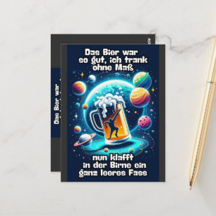 Das Bier im Kopf  Postcard