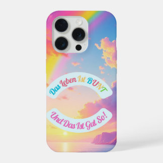 Das Leben ist BUNT iPhone 15 Pro Case