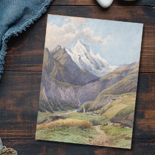 Das Mölltal mit dem Großglockner – Carl Lafite Postcard