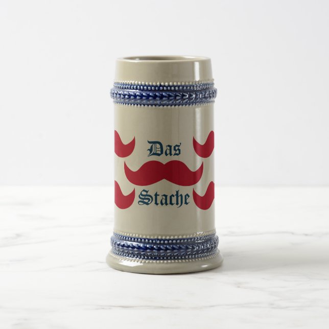 Das stache - red beer stein (Center)