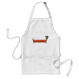 Daschund Dog Customizable, <YOUR TEXT> Standard Apron
