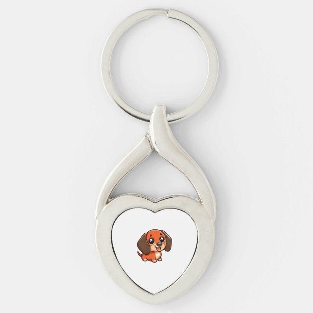 Daschund Keychain (Front)
