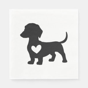 Daschund napkin