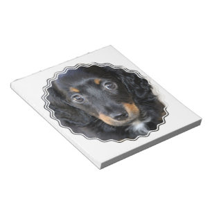 Daschund Puppy Dog Notepad