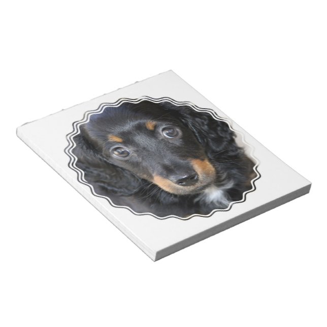 Daschund Puppy Dog Notepad (Angled)