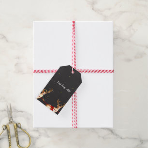 Dash Away, All! Christmas Reindeer Gift Tag