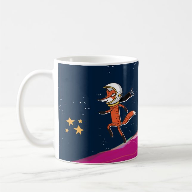 Dash the Fox Astronaut Mug (Left)