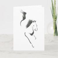 Dash to Safety, Sumi-e Year of the Horse