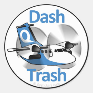 Dash Trash (Factory Livery) Classic Round Sticker