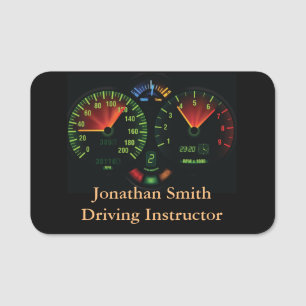 Dashboard Design Name Tag