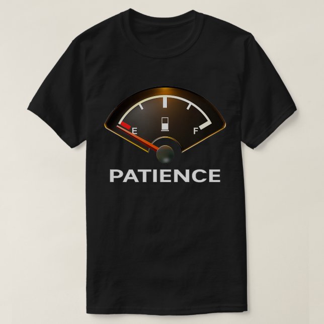 Dashboard Gas Gauge  T-Shirt (Design Front)