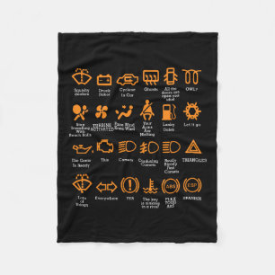 Dashboard Icons Coffee Mug Car Guy Car Lover Mecha Fleece Blanket