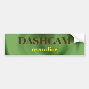 Dashcam Bumper Sticker