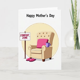 Dashed Line Mothers Day Card