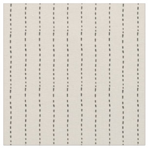 Dashed Lines on Beige Fabric