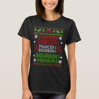 Dasher Dancer Prancer Bourbon Ugly Christmas Santa