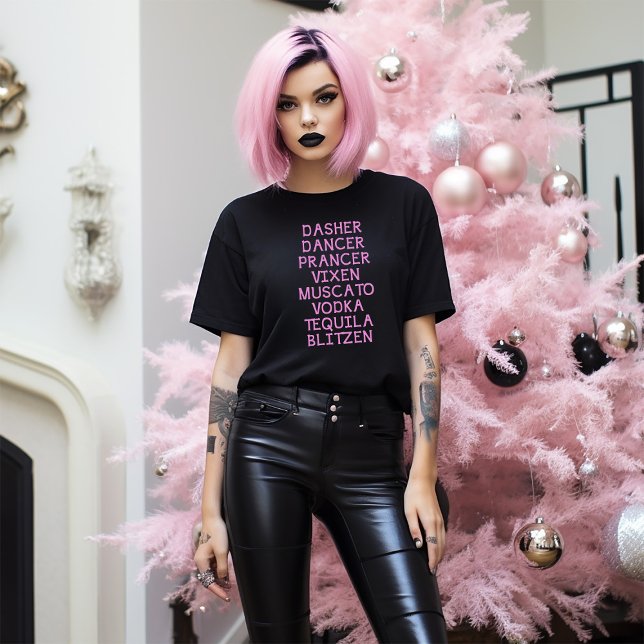 Dasher Dancer Prancer Noël T-shirt (Créateur téléchargé)