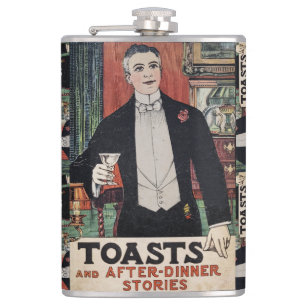 Dashing Dandy Victorian Gentleman Hip Flask