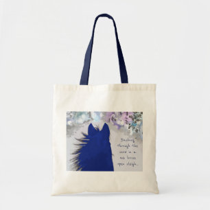 Dashing through the Snow Blessed Christmas Wishes Tote Bag