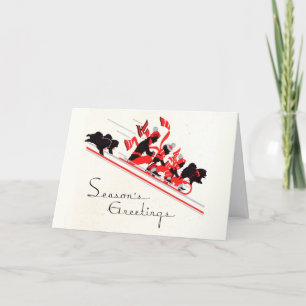 DASHING THROUGH THE SNOW Chow cards CUSTOM