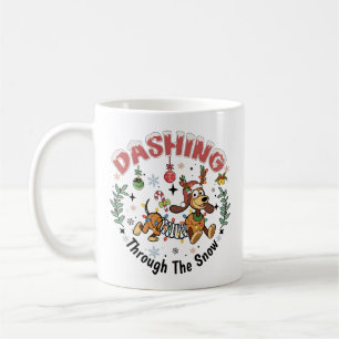 Dashing Through the Snow Funny Dachshund Dog Xmas Coffee Mug