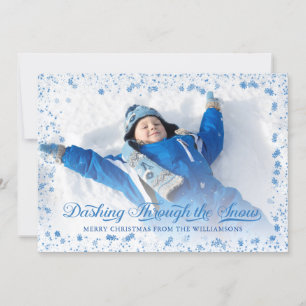 Dashing Through the Snow Holiday Photo Card