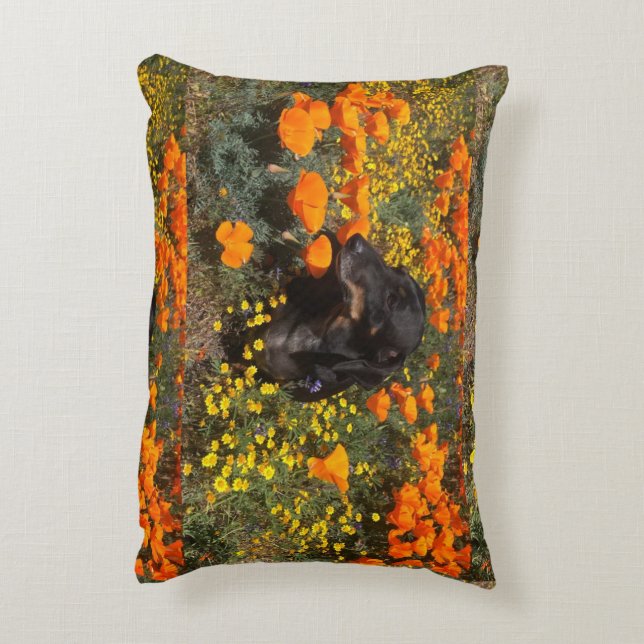 DashshundAccent Pillow (Back(Vertical))