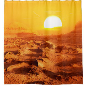 Dasht-e Lut deser - the hottest place on Earth. Su