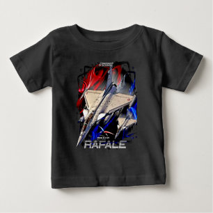 Dassault Rafale Avion de Chasse Armée de l'air Fr Baby T-Shirt
