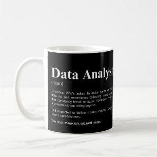 Data Analyst Funny Data Definition Coffee Mug