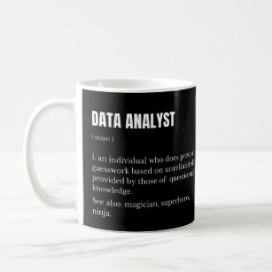 Data Analyst Funny Scientist Definition Coffee Mug