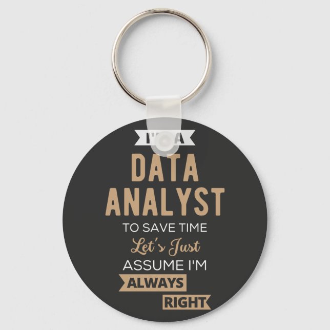 Data Analyst Keychain (Front)