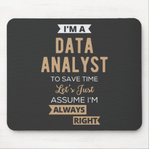 Data Analyst Mouse Pad