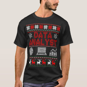 Data Analyst Off Shoulder Christmas Ugly Sweater