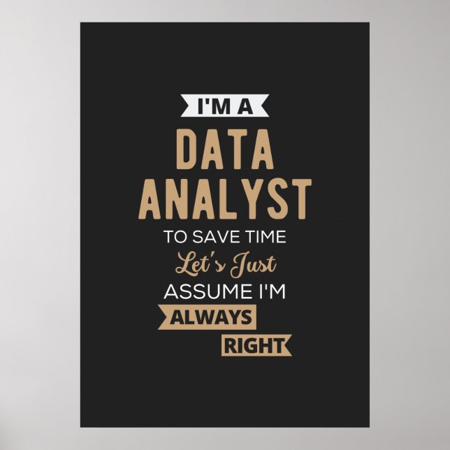 Data Analyst Poster (Front)