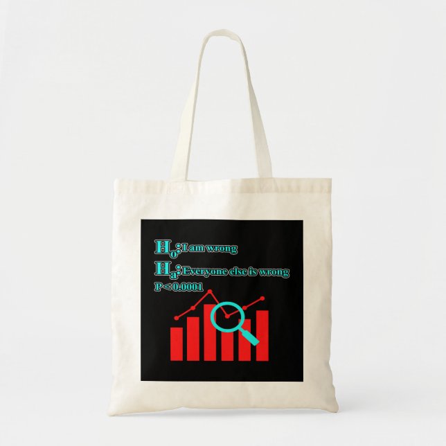 Data Analyst Quote Data Scientist Science Lover Gr Tote Bag (Front)