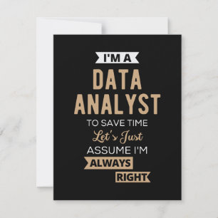 Data Analyst Save The Date