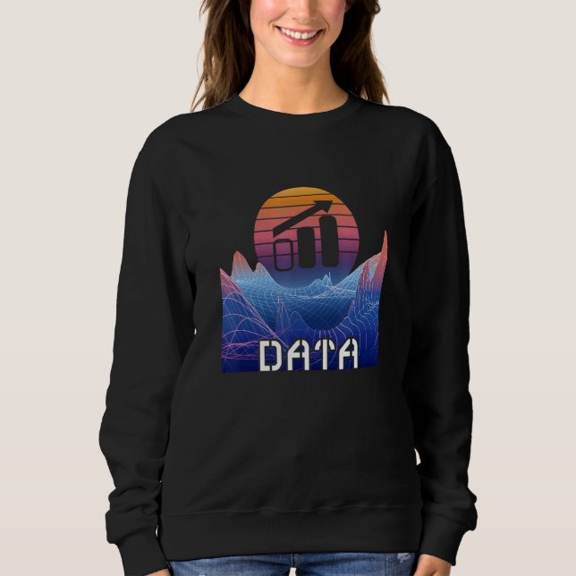 Data Analyst Space Landscape Software Engineer Dat Sweatshirt (Front)