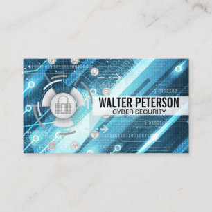 Data Base Network Tech Background Business Card