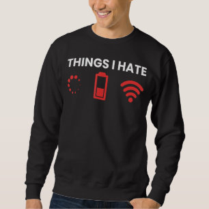 Data Buffer Programmer Gamer Computer Nerd Bufferi Sweatshirt
