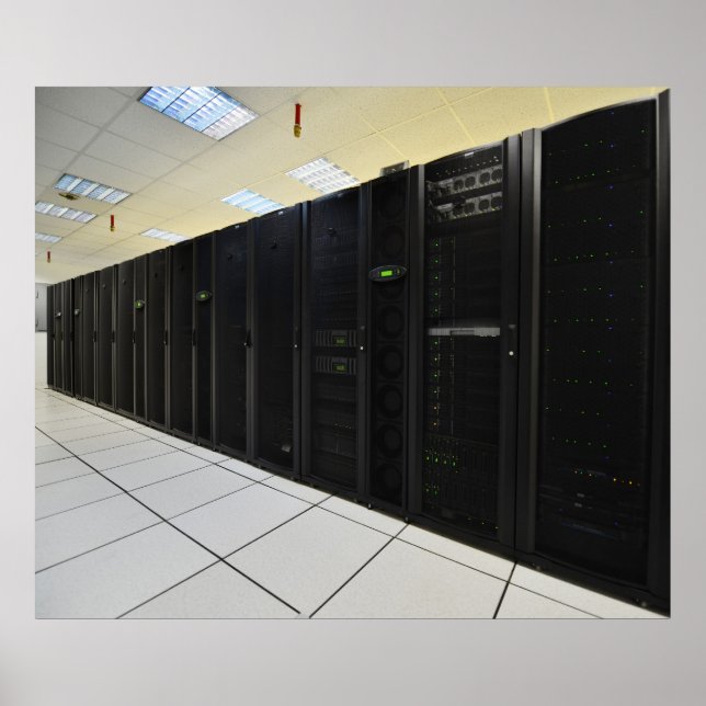 data centre computers poster (Front)